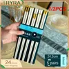 Chopsticks 1/2PCS Reusable Five-Color Dining Sushi Multi Color Chop Sticks Household Tableware