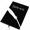Notebooks Anime Death Note Notebook Set Leather Journal Collectable Death Notebook School Grote anime thema schrijven Journal Feather Pen