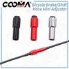 Bicycle Brake/Shift Hose Mini Inner Line Adjuster, Red, Black and Silver