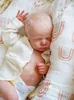 19inch Reborn Doll Kit Cayle Color Unfinished Doll Parts with Cloth Body Lifelike Soft Touch Fresh Color Unpainted Doll Kit