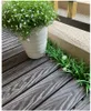 Carreaux de terrasse de jardin imbriqués, imperméables, antiseptiques, balcon, planches de plancher en plein air, bois et composites, style coréen, 11 p