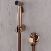 MTTUZK Single freddo in oro di rosa goldone bidet spray toilette da bagno spruzzatore per pannolino per pannolino set di doccia shattaf bidet spruzzatore rubinetto