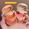 Matt Highlighter Blush Palette Pearly Blush blankt ögonskugga multifunktionella ansiktsmakeup palett kvinnlig kosmetik3 i 1 makeup