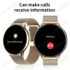 Kijkt vrouwen kijken naar Smart Watch Blutooth Call Hartslag Sport IP67 Waterdichte smartwatch voor Samsung Apple Xiaomi Huawei PK Glaxy 5