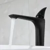 Skowll banyo musluğu tek sap lavabo musluk tek delikli gemi lavabo musluk modern makyaj musluğu hg-6792, mat siyah