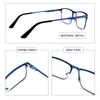 Óculos de sol Frames zenottic 2024 Men Titanium Alloy Glasses Optical Frame Moda Male Praça Eyewear Ultralight Metal NÃO PRECCRIÇÃO