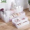 WBBOOMING Justerbar låda Style Make Up Storage Box Plastic Sundries Cosmetic Container Divider Desktop Sundries Organizer