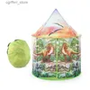 Tentes Tentes Dinosaur Kids Play Toys Tente For Childrens House Tipi Tents Rolding Indoor Garden Playhouse Child Ball Pool L410