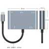 Hubs 5 em 1 4 in1 USB TIPO Tipo C Estação de docking Hub dual 4K HDTV VGA PD 4K 30HZ Ethernet HDMI Laptop para MacBook Pro/Air M1 Huawei