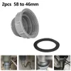 Kitchen Silk Dish Basin Adapter Reducer Drain Pipe Joint Fitting Thread Hose Connector Fits Most Kitchen Bathroom Faucets Part