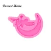 DY0514 GLOSSY HESGIN MOONTINK MORDS, Fairy Mold for Keychain, Silicone Molds DIY Epoxy Jewellery Making, Clay Molds Wholesale