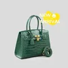 Sac à bandoulière classique 2024 Nouveau sac en cuir crocodile à la mode Bright 40 50 60 BOUCLE LOCKLE VÉLICATION FEMME FEMME FEMME