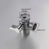 G1/2 "Switch Faucet Adapter Kitchen Sink Splitter Diverter Valve Water Tap Connector för toalett Bidet Dusch Kichen Tillbehör