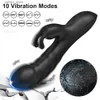 Andra hälsoskönhetsartiklar kaninvibrator för kvinnor kraftfull g spot dildo klitoris stimulator massager silikon vuxna leksaker butik vuxna varor för kvinnlig l410