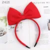 Red 6 "Big Sequins Bow Hairband Girls Birthday Festival Festival Bandle Bandon Childre