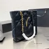 Abendtaschen Großer Einkaufstaschen Einkaufsumbtertaschen Diamantgitter Hochkapazität Handtasche Kette Gurt Großer Metall Buchstaben Dekorieren Sie die Innenausstattung Reißverschluss Tasche 103 999