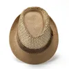 Cappello di paglia per la primavera estate elegante berretto jazz jazz cappelli da spiaggia da spiaggia per bambini per ragazzi ragazze per ragazzi 1-3 anni