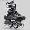 Skates à rouleaux en ligne Professional Chaussures à rouleaux en ligne 4 roues hommes Racing Racing sneakom slalom Patines Free Skating Racing Skates Y240410