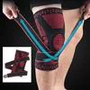 1pcs Patella Knee Protector Silicone Springs Support Bandage Galent Sportive Sports Basketball Pad Tennis Cycling Fitness
