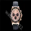 ZP Factory Custom Swiss Cal Watch Ruch Men's 116515ln Rose Gold Kosmografia Czekolada Osterflex Designer Pasp 116515 SU2139