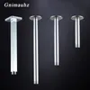 10/20/25/30cm Length Chrome Brass Concealed Shower Arm Wall Mounted Ceiling Head Pipe Square Round Bathroom Shower Arm Pole Pipe