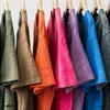 T-camicia a vasca acida di grandi dimensioni Women Thirts Vintage Streetwear Mineral Wash Time Shirts Girl Luxury Brand Tops 240410