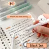 ПК/набор черно -гелевых ручек 0,5 мм St Nib Kawaii Pen Set для написания свежего цвета канцелярские товары милые школьные принадлежности учащиеся