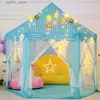 Tor de brinquedo Tendas portáteis Tenda para crianças Toas Toys Girls Princesa Castelo Tipi Infantil Childrens House Vigvam Terepee Baby Tent Gifts L410