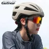 Cycling-helmen Eastinear Nieuw product lanceert volwassen buiten Bicyc Helmet MTB Ultra-Light All-In-One Urban Road Cycling-helm met licht L48