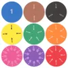 51Pcs/set Round Shaped Fractions Instrument Demonstrator Montessori Math Educational Toys Math Learning Tool Teaching Gifts