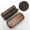 Horse Hair Fluffy Brushes Waxing Black Brown Suede Paint Shoe Cream Polish Boots Leather Finish Effect Shoe Care Useful Products