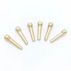 6pcs Acoustic Guitar String Bridge Pins Solid Copper Brass Endpin Replacement Parts Accessories with Pack