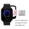 FIFATA Protecteur en plein écran pour Xiaomi Huami Amazfit Bip U Smart Watch HD Clear TPU / 3D CURVED Edge pour Amazfit Bip U Pro Film