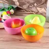 6pcs Reusable Round Plastic Unbreakable Mixing Serving Bowls for Candy Pasta Parties Side Salad Dip Snack