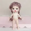 16 cm jouet nue bébé cheveux courts courts garçon en colère garçon et fille bjd poupée bricolage toy enfants cadeau à envoyer des chaussures