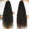 Коробка бабочка Locs Crochet Hair Ombre 1B 27 30 Color Color Soft River Сенегалевая скручиваемая коробка для кроше