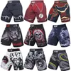 Breatter des shorts de boxe Muay Thai pour hommes imprimant les shorts MMA combattre le grappin en polyester gel gel thai boxing short MMA boxer