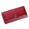 Portefeuille en cuir féminin Femme de luxe LG portefeuille Fi Femmes Bands Mey Sacs 2023 Hands Sacs Femme Purse Cards Holder M886 #