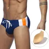 Heren Swimwear Men Korte pad met Cups Beach Swim Trunks zwemmen zwempak Zomer slipjes Buiten Water Sportuitrusting Duurzaam