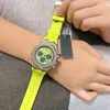 Se efter kvinna 37mm kvarts Timing Movement Luxury Designer Lady Watches Rubber Strap Folding Buckle High Quality Business Wristwatch Montre de Luxe
