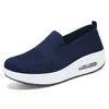 Livraison gratuite chaussures de course sneaker gai femmes noir blanc bleu gris gris chaussures de sport