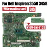 Материнская плата для Dell Inspiron 3558 3458 Манисократный плата 142161 0NWJK1 0MNGP8 0MHDT2 05T16P 0DTMMV I3 I5 4/5th GPU 2G Материнская платка ноутбука