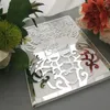 Hochzeit Gästebuch Gästebuch Personalisierte benutzerdefinierte Spiegelgeschenke Namen Datum Party White Gravel Laser Cut Royal Retro Vintage G001