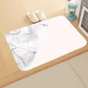 Bath Mats Bathroom Rug Luxury Marble Velvet Non-Slip Dry Fast Carpet Soft Microfiber Washable Doormat Floor Pad For Shower Homer