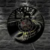 Настенные часы светодиодные часы записи черные творческие художественные диски дома современный дизайн современный дизайн