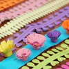 18 pcs/1 bag Flower Quilling Paper Strips Colorful Origami DIY Paper Hand Craft Stencil Paper Party Backdrop Decor Paper Art