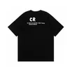 New Crew Trend Club T-shirt Men S Women Designer T-shirts Cermeux Casual Casual With Brand Letter Designers de haute qualité Haikyuu T-shirt