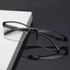 Lunettes à lecture carrée ultralime à demi-cadre Eyeglasse Proissie hommes femmes 0,25 0,5 0,75 1 1,25 1,5 1,75 2 2,25 2,5 2,75 3,0 240410