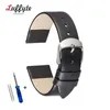 Titta på Bands Ultra Thin äkta Leather Watch Strap Band 12mm 14mm 16mm 18mm 20mm 22mm Watchband Soft Belt Cowhide Leather Strapsl2404