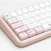 Klavyeler 136 Anahtarlar XDA Profil Anahtarları PBT Dyesub Sevimli Kedi Pençeleri Kiraz MX Switch GMK67 GK61 Oyun Mekanik Klavye